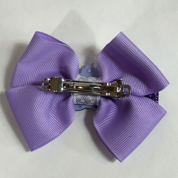 Hair Clip Barrette Lot Disney Ribbon Bow Trendy Coquette Ursula Minnie Mickey - Picture 4 of 10